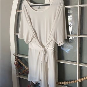 Piphany tie waisted blouse slinky material